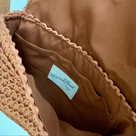 Universal Thread Straw Flap Crossbody Bag - Picture 4 of 6